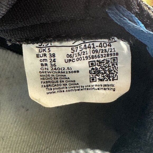 Nike Air Jordan 1 Retro High OG GS Dark Marina Blue Size 5.5Y Women's Size 7 - Picture 2 of 9